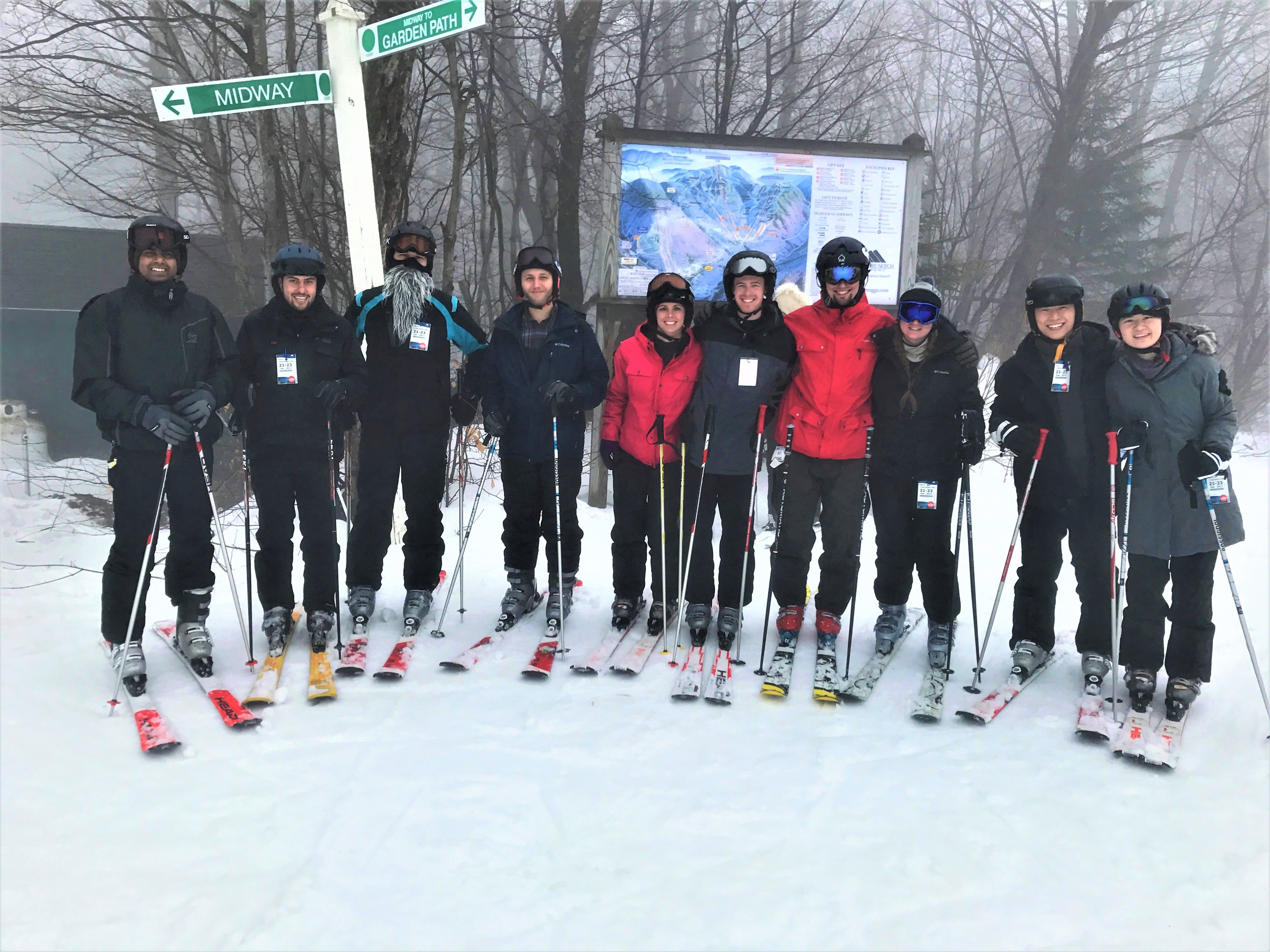 2017-01-22 PMG Group Photo Skiing