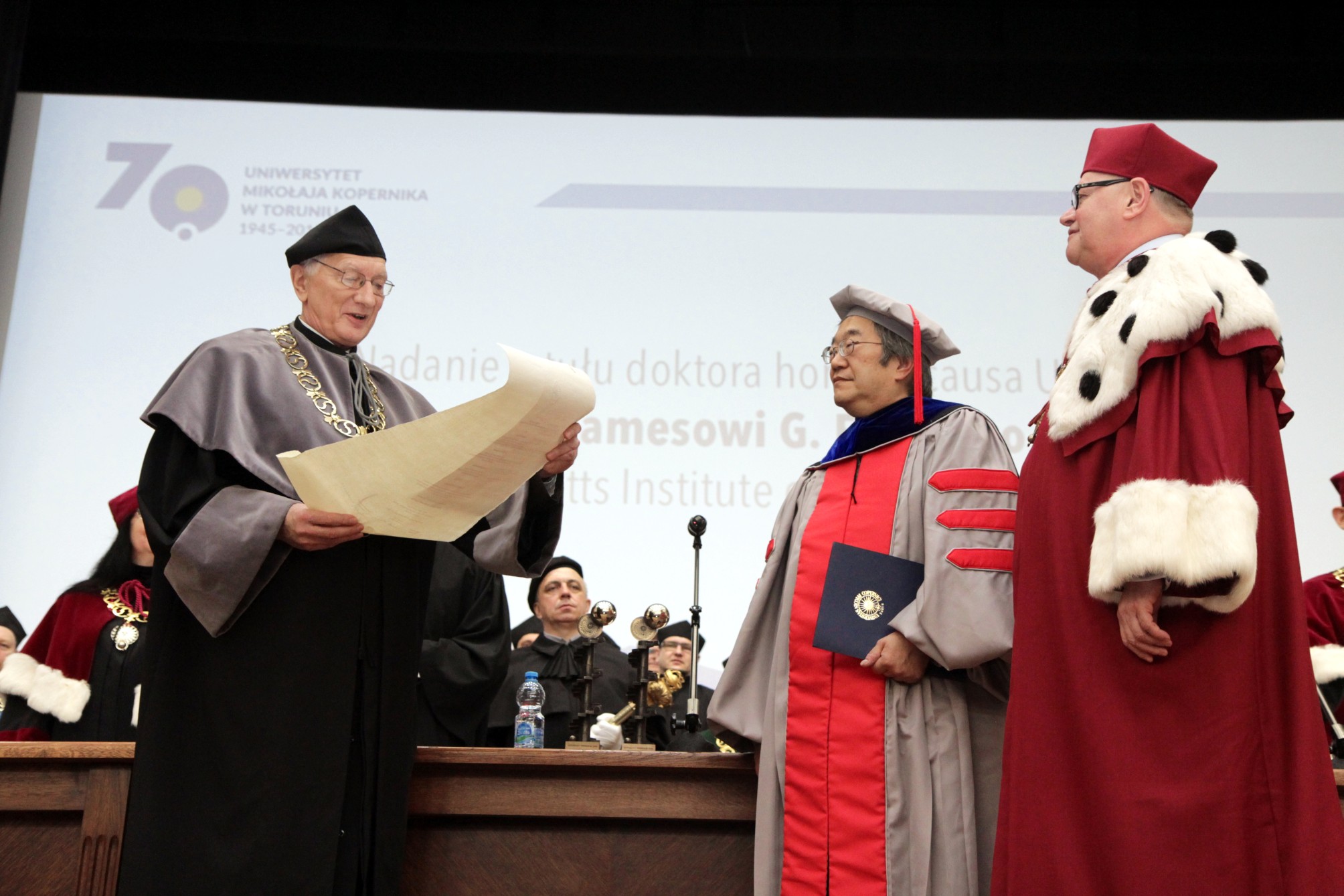 James Fujimoto Awarded the Honorary Doctorate Degree at the Nicolaus Copernicus University