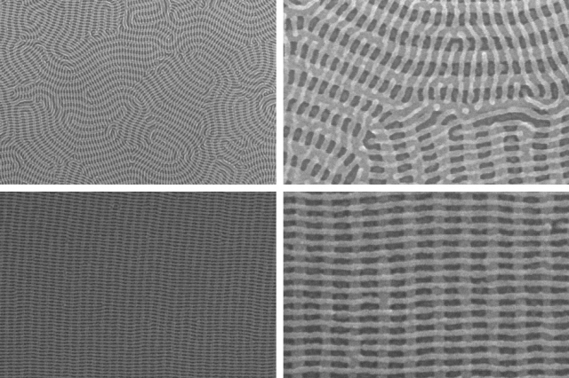 Self-stacking nanogrids