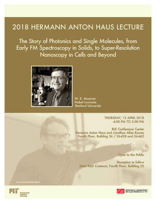 2018 Hermann Anton Haus Lecture: The Story of Photonics and Single Molecules, from Early FM Spectroscopy in Solids, to Super-Resolution Nanoscopy in Cells and Beyond