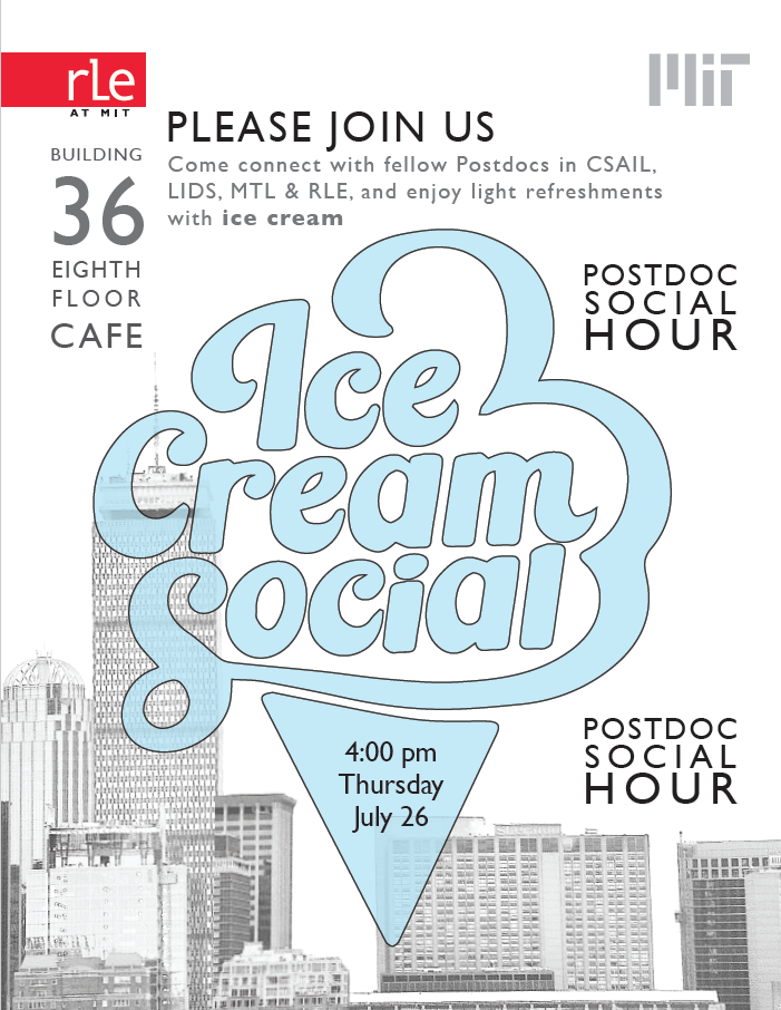 Postdoc Ice Cream Social Hour