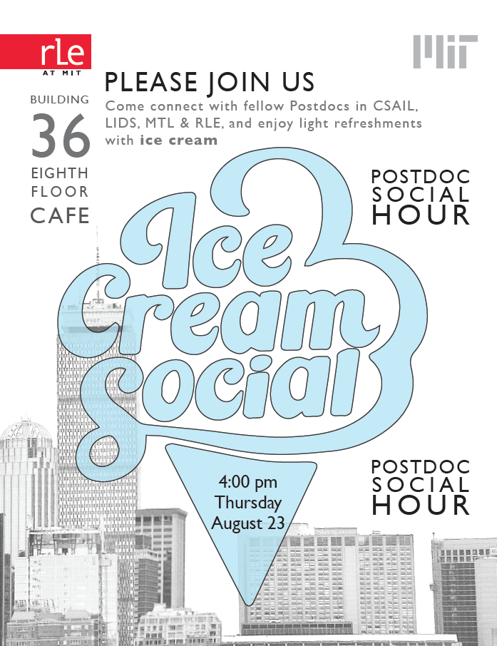 Postdoc Ice Cream Social Hour